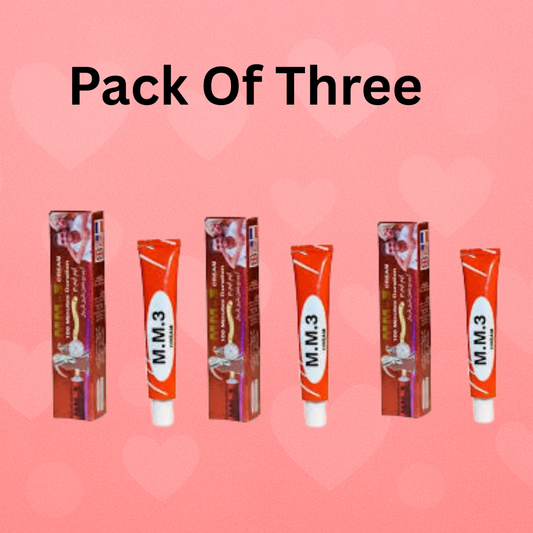 pack of three MM3 creams