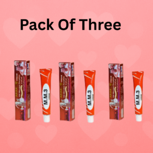 pack of three MM3 creams